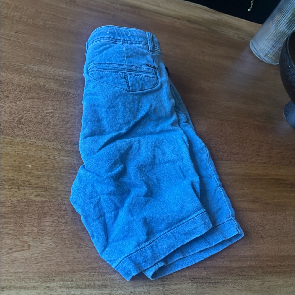 Alpha Industries Blue Jean Shorts for Men